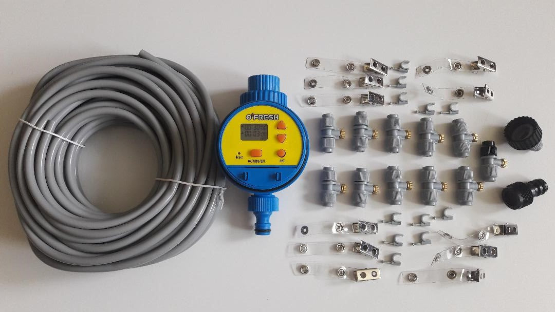 Set racire exterioara terase : Kit racire exterioara 20m + temporizator apa - STOC EPUIZAT -
