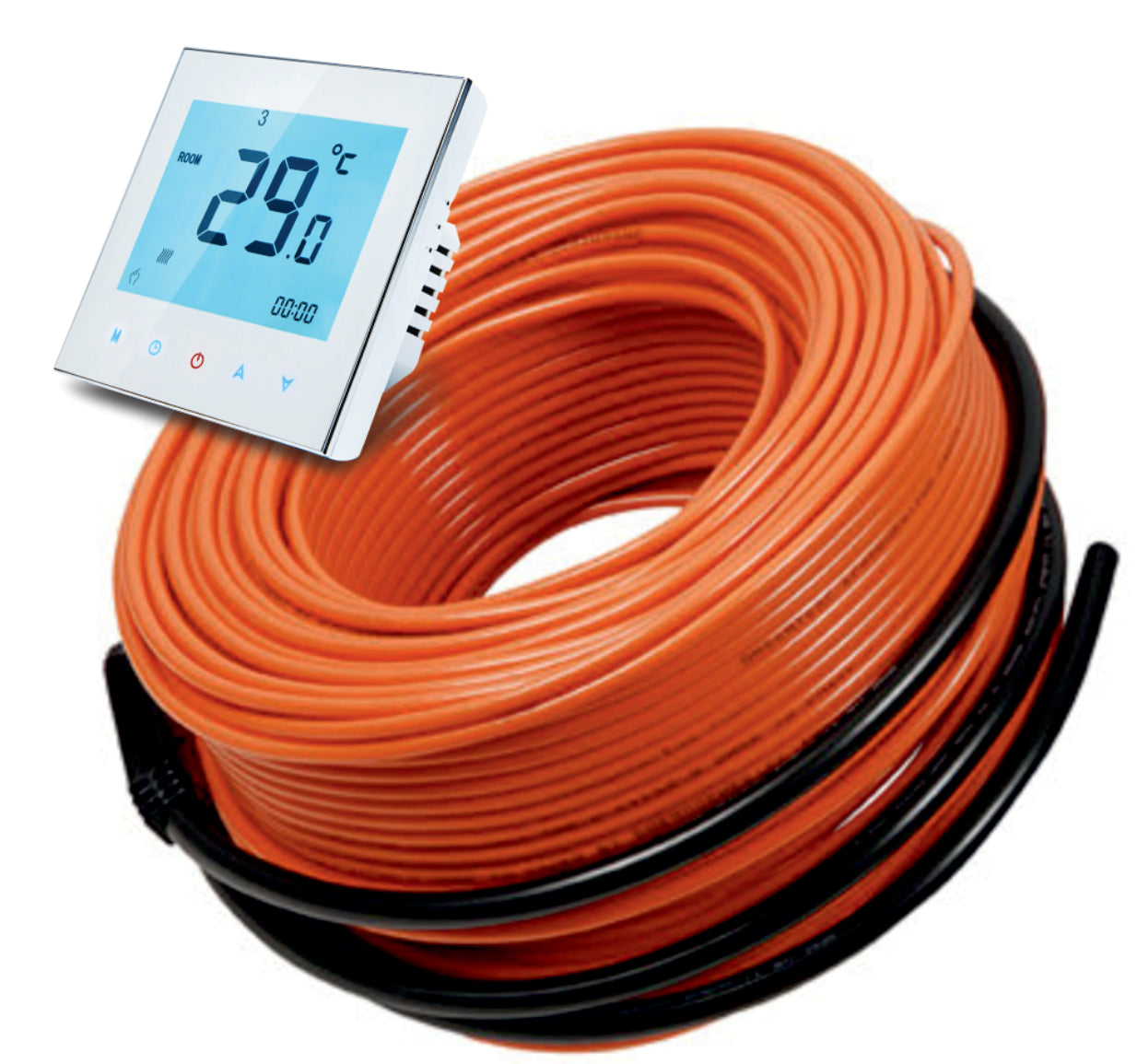Kit incalzire pardoseala cu cablu incalzitor la rola, pentru 3.50 mp