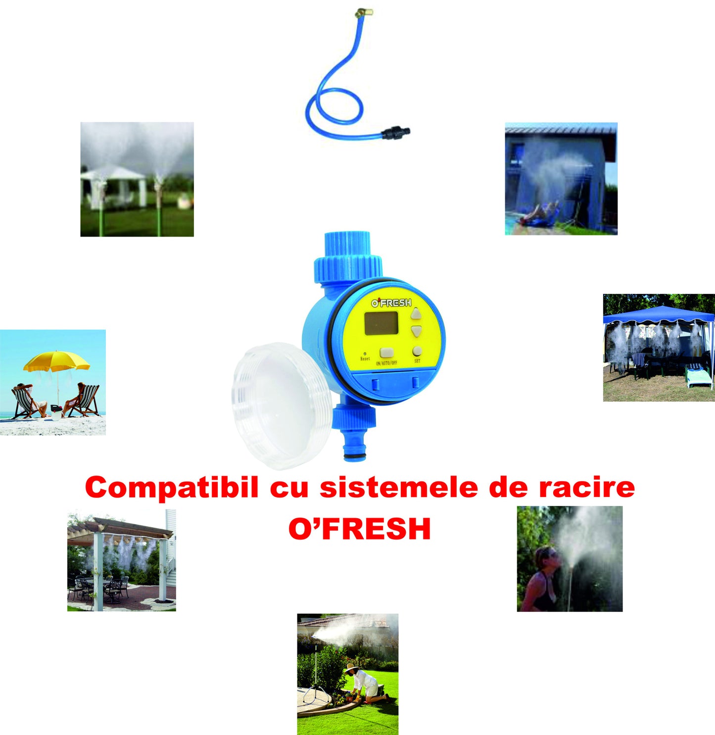 Temporizator / programator pentru sistemele de racire exterioara, programare secunda cu secunda