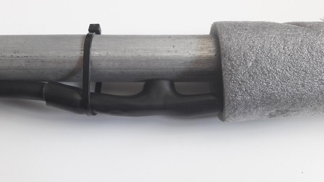 Cablu autoreglabil antiinghet conducte 10W/m - Cablu degivrare 2m, cu termostat si stecher