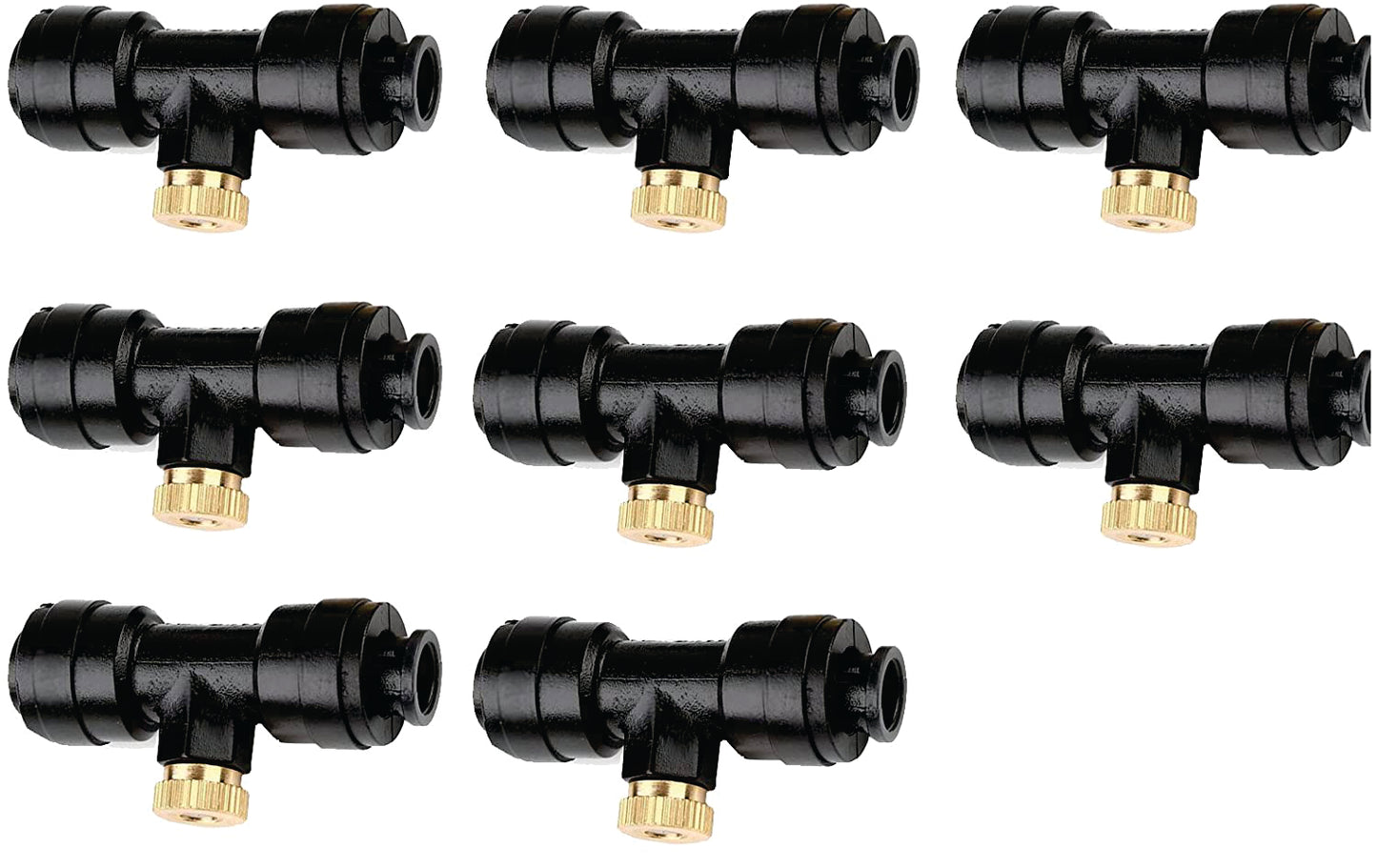 Kit racire terasa : Kit 15m racire exterioara, 15 duze alama, culoare negru