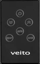 Panou radiant infrarosu Veito BLADE 2000 W, patru trepte de putere + telecomanda