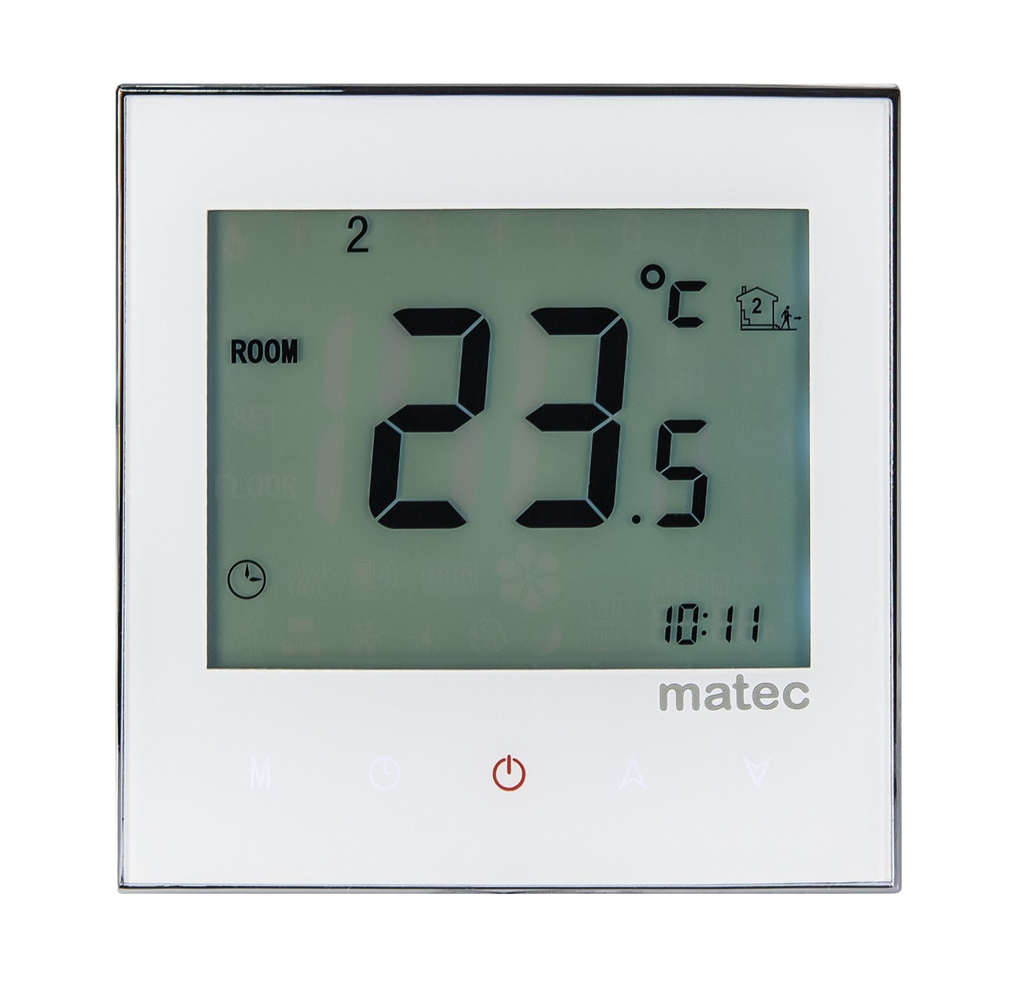 Cronotermostat digital programabil, butoane tactile, pentru comanda sistemelor electrice de incalzire in pardoseala + panouri infrarosu - STOC EPUIZAT