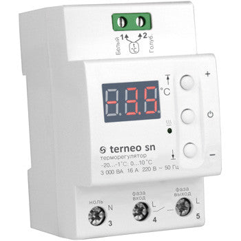 Termostat TERNEO SN 20, digital, pentru comanda sistemelor de degivrare _ STOC EPUIZAT