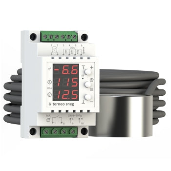 Set comanda automata TERNEO SNEG, controller+senzor umiditate+senzor temperatura, pentru degivrare terase, rampe, alei, jgheaburi, burlane