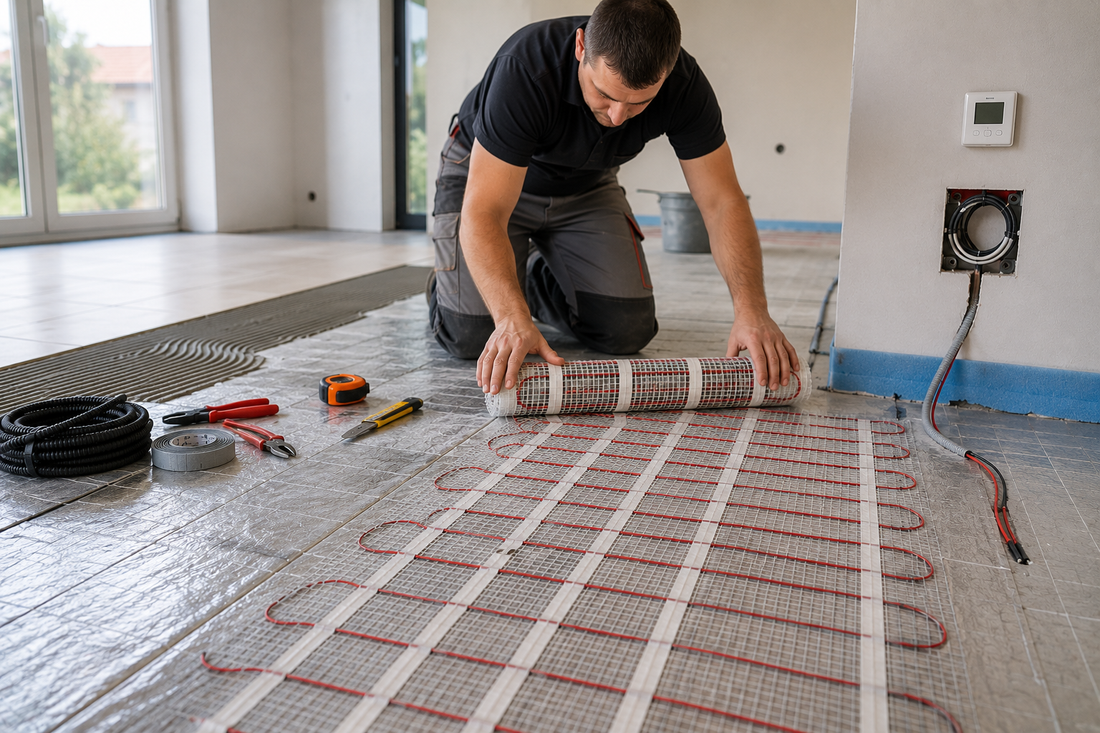 Montarea sistemelor electrice de încălzire în pardoseală