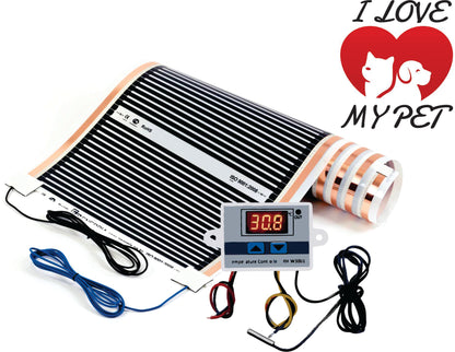 Sistem incalzire cusca caini / incalzire cusca pisici , 0.5mp, 160W/mp + termostat comanda