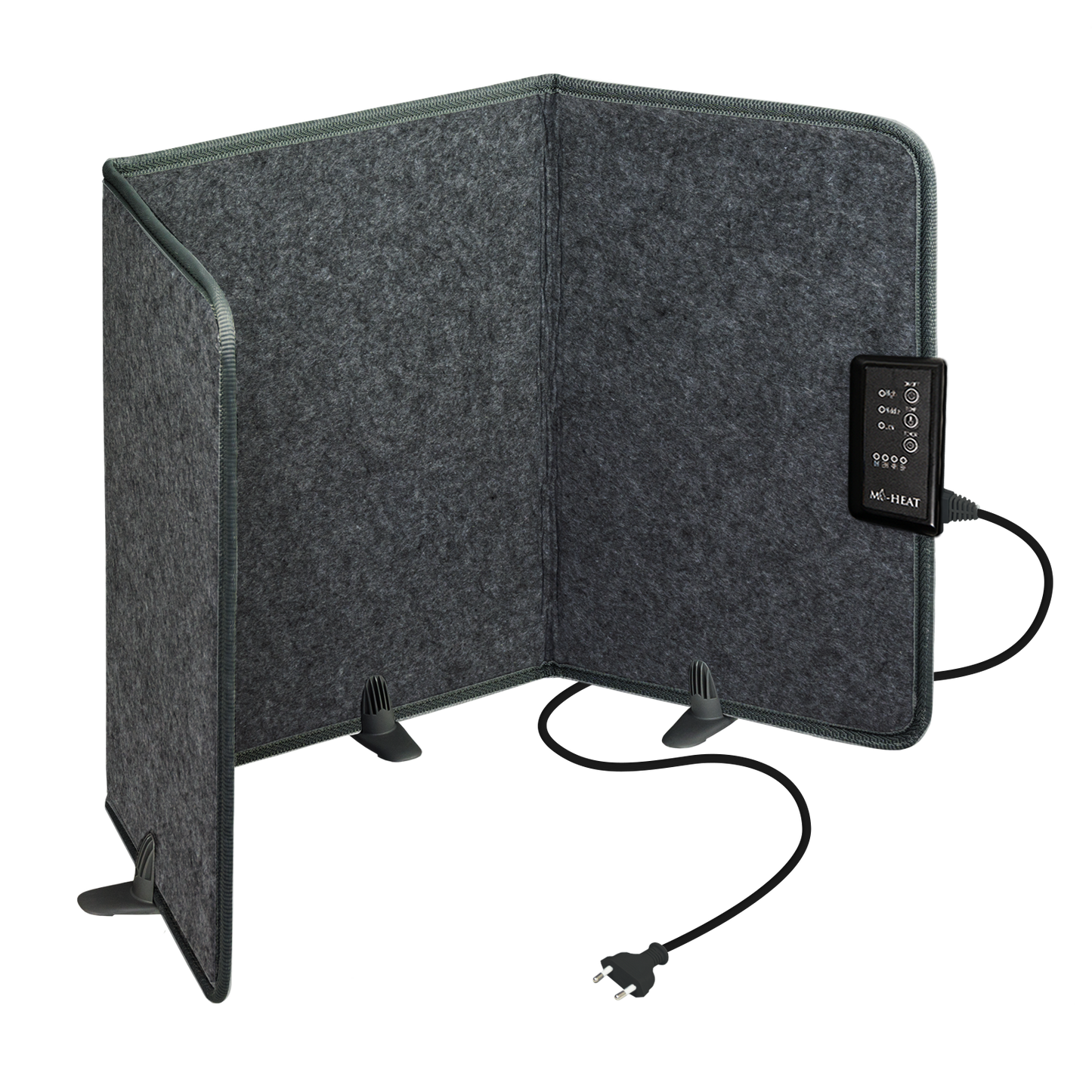 Panou încălzitor pentru picioare, panou infraroșu pliabil pentru birou, termostat reglabil, 260W,  3 trepte de căldură
