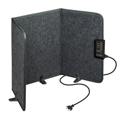 Panou încălzitor pentru picioare, panou infraroșu pliabil pentru birou, termostat reglabil, 260W,  3 trepte de căldură
