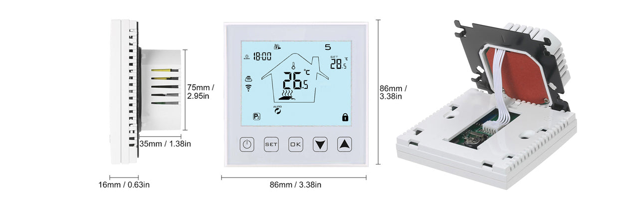 Kit incalzire pardoseala cu film incalzire 160W/mp+termostat digital WIFI, pentru 7.00mp