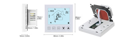 Kit incalzire pardoseala cu film incalzire 160W/mp+termostat digital WIFI, pentru 7.00mp