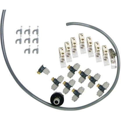 Set racire exterioara terase :  Kit racire exterioara 15m, 8duze pulverizare + temporizator apa _ STOC EPUIZAT