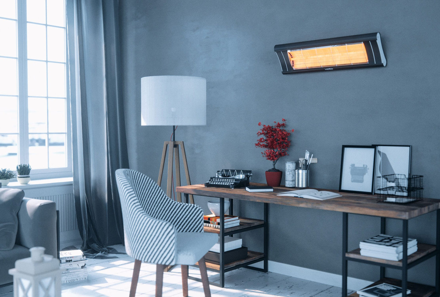 Panou radiant infrarosu Veito AERO S 2500 W , patru trepte de putere + telecomanda _ STOC EPUIZAT