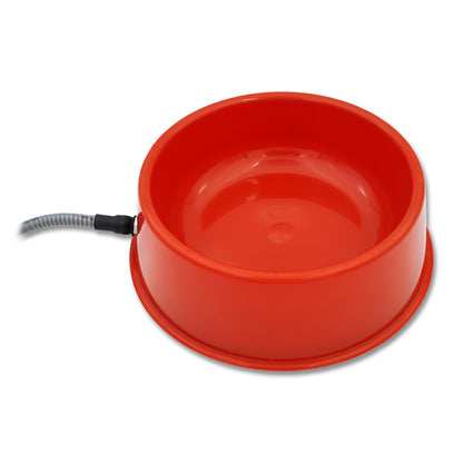 Castron apa incalzit, din plastic, pentru catei