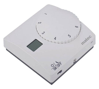 Termostat analogic pentru comanda sistemelor electrice de incalzire in pardoseala + panouri infrarosu