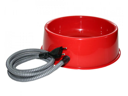 Castron apa incalzit, din plastic, pentru catei