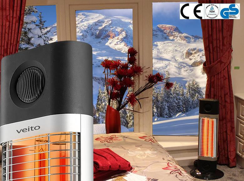 Panou radiant infrarosu Veito CH 1800W RE, cu telecomanda, 4 trepte de putere