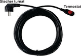 Cablu antiinghet conducte 15W/m – Kit 8m degivrare conducte, cu termostat si stecher