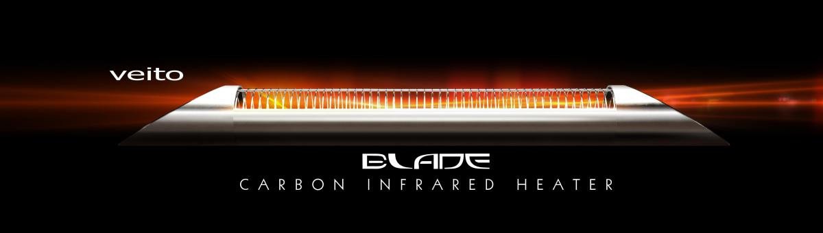 Panou radiant infrarosu Veito BLADE 2000 W, patru trepte de putere + telecomanda