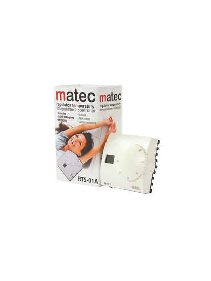 Termostat analogic pentru comanda sistemelor electrice de incalzire in pardoseala + panouri infrarosu