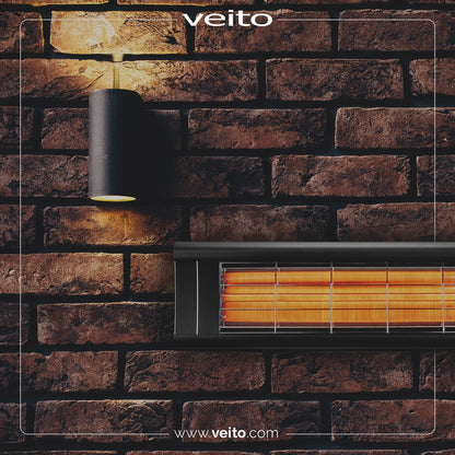 Panou radiant infrarosu Veito AERO S 2500 W , patru trepte de putere + telecomanda _ STOC EPUIZAT